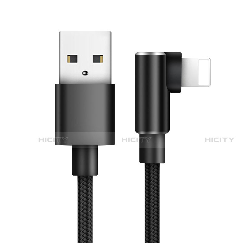 Cavo da USB a Cavetto Ricarica Carica D17 per Apple iPad 2 Nero