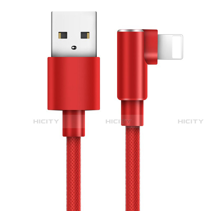 Cavo da USB a Cavetto Ricarica Carica D17 per Apple iPad 4 Rosso