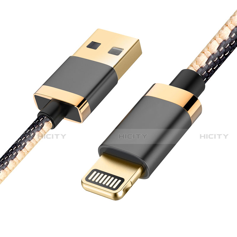 Cavo da USB a Cavetto Ricarica Carica D24 per Apple iPad 4 Nero