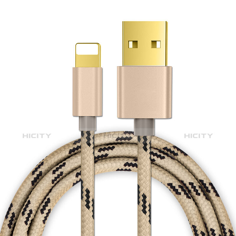 Cavo da USB a Cavetto Ricarica Carica L01 per Apple iPad 4 Oro