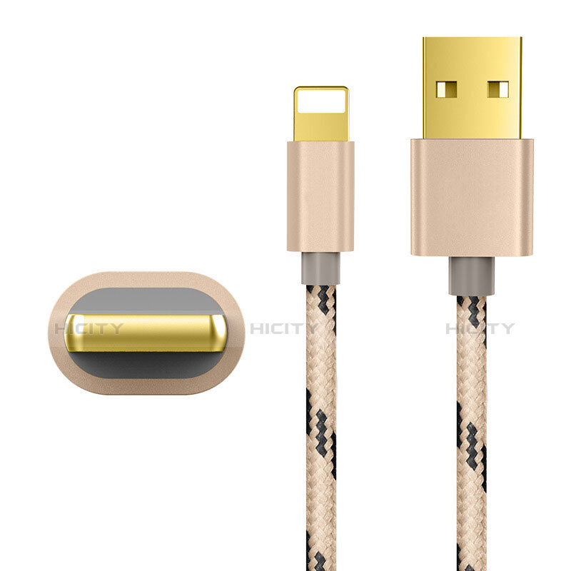 Cavo da USB a Cavetto Ricarica Carica L01 per Apple iPad 4 Oro