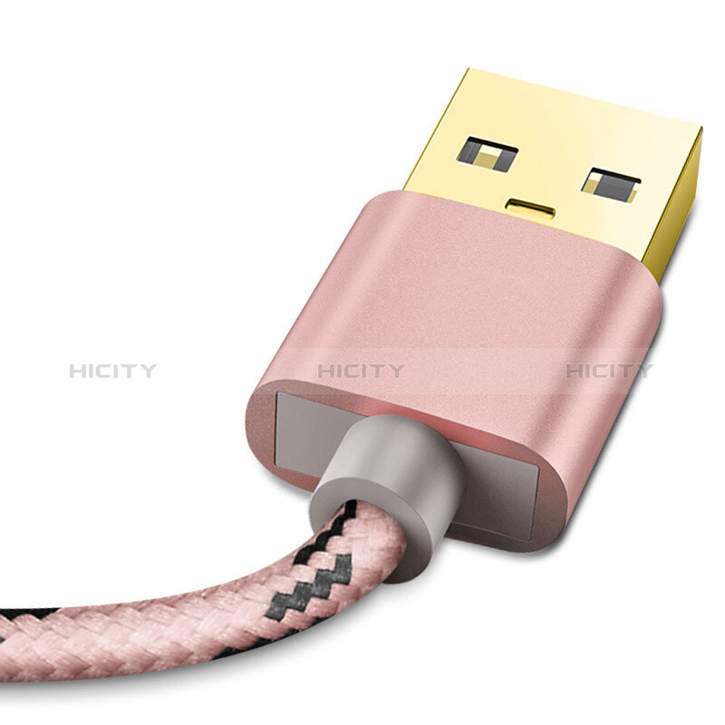 Cavo da USB a Cavetto Ricarica Carica L01 per Apple New iPad 9.7 (2017) Oro Rosa