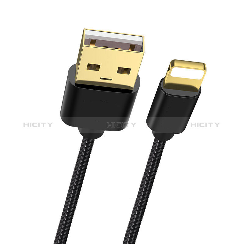 Cavo da USB a Cavetto Ricarica Carica L02 per Apple New iPad 9.7 (2017) Nero