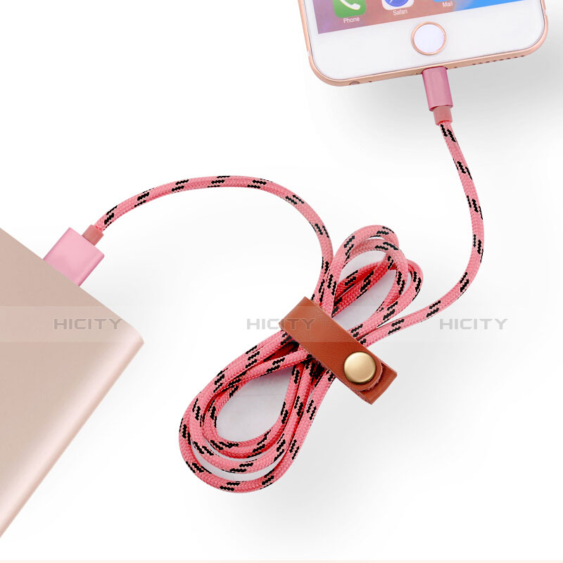 Cavo da USB a Cavetto Ricarica Carica L05 per Apple iPad Mini 5 (2019) Rosa