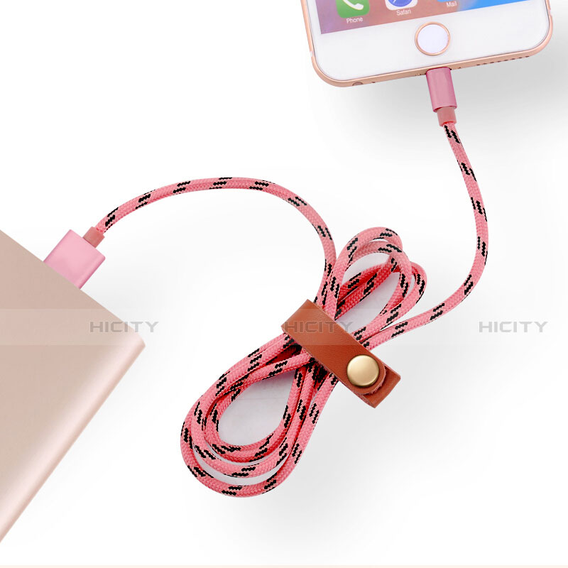 Cavo da USB a Cavetto Ricarica Carica L05 per Apple iPhone 14 Pro Rosa