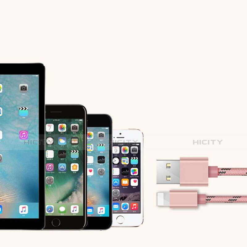 Cavo da USB a Cavetto Ricarica Carica L05 per Apple iPhone 6 Plus Rosa