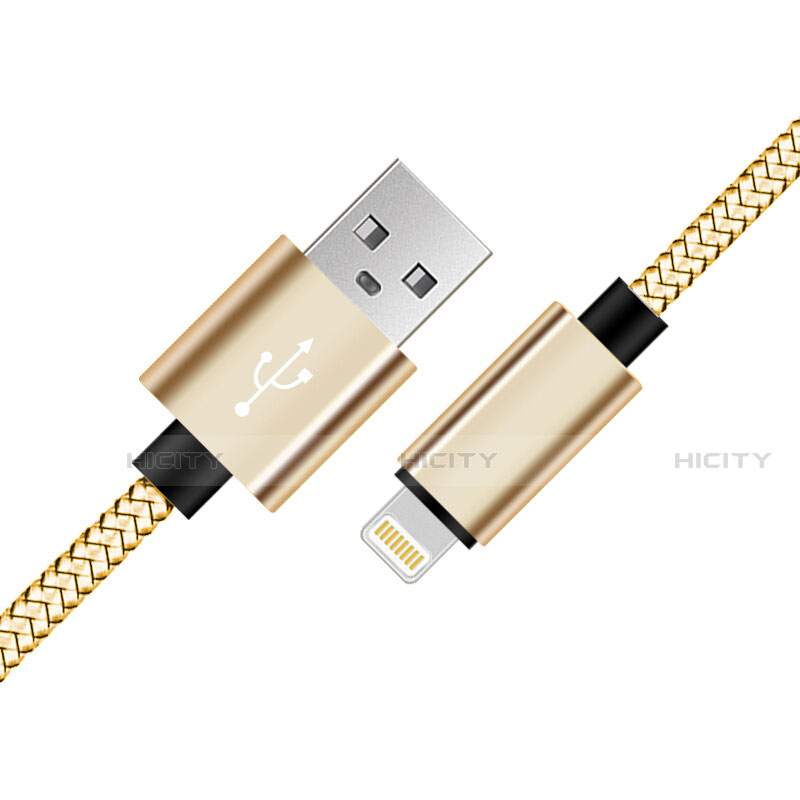 Cavo da USB a Cavetto Ricarica Carica L07 per Apple iPhone 12 Pro Oro