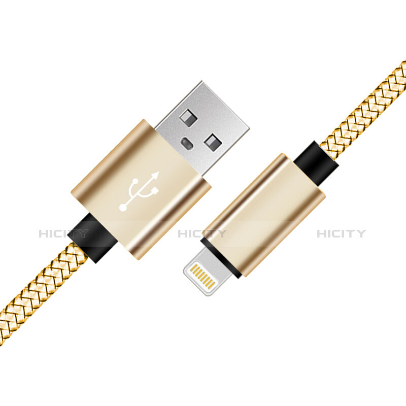 Cavo da USB a Cavetto Ricarica Carica L07 per Apple iPhone 8 Oro