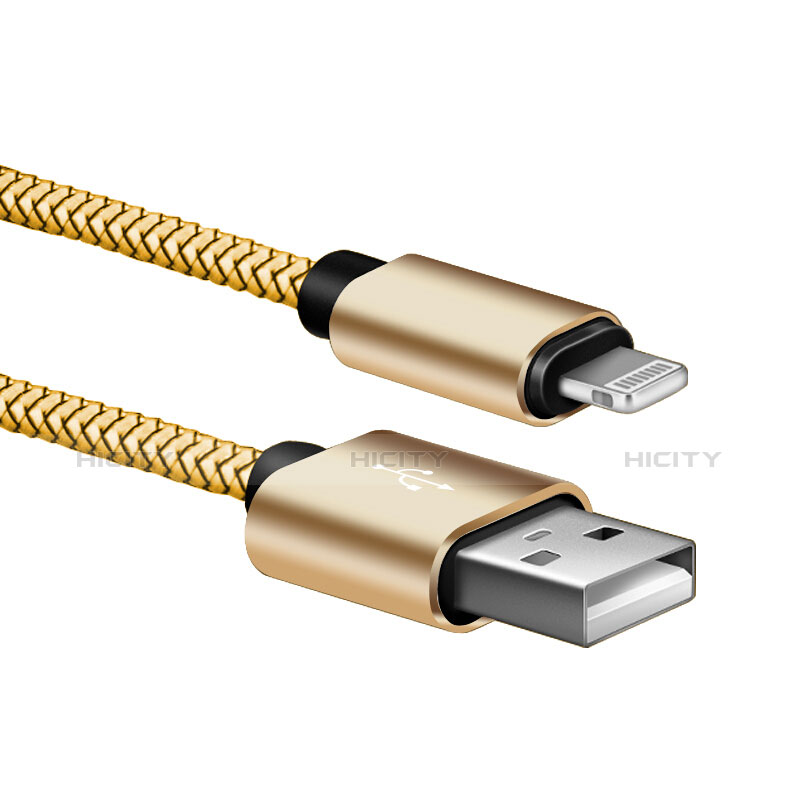 Cavo da USB a Cavetto Ricarica Carica L07 per Apple iPhone Xs Oro