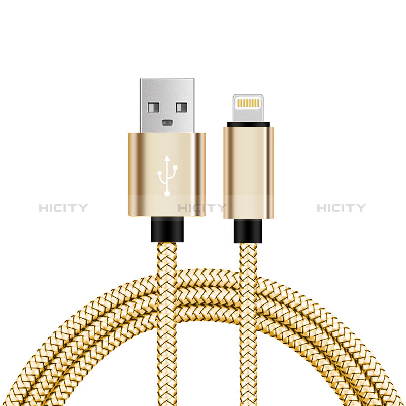 Cavo da USB a Cavetto Ricarica Carica L07 per Apple New iPad 9.7 (2017) Oro