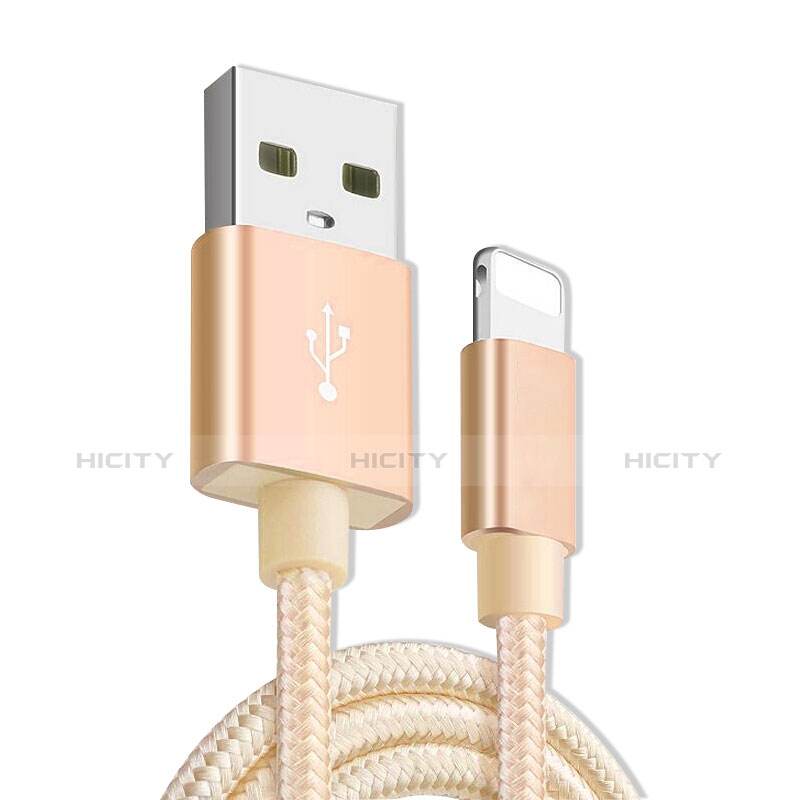 Cavo da USB a Cavetto Ricarica Carica L08 per Apple iPad Mini Oro