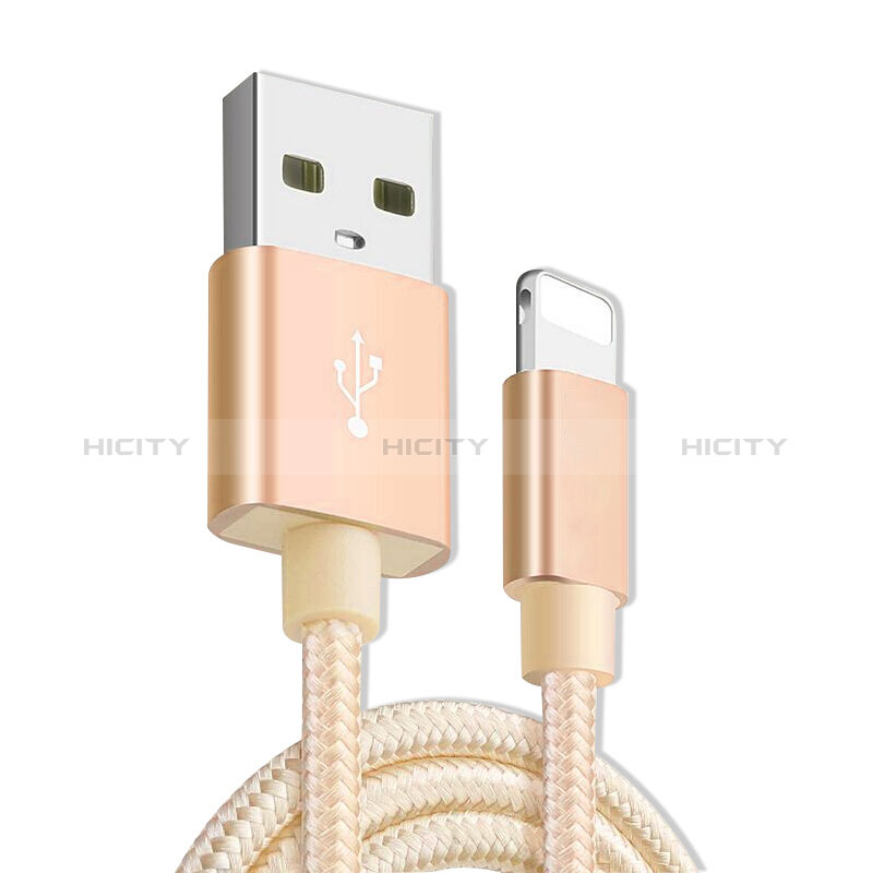 Cavo da USB a Cavetto Ricarica Carica L08 per Apple New iPad 9.7 (2017) Oro