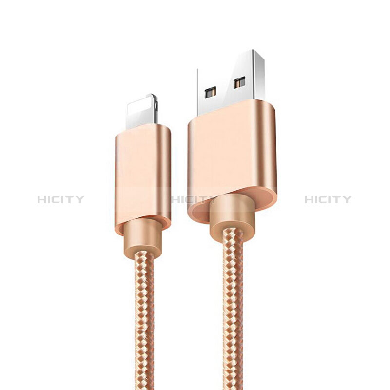 Cavo da USB a Cavetto Ricarica Carica L08 per Apple New iPad 9.7 (2017) Oro