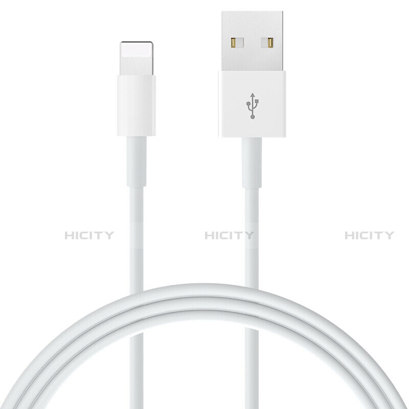 Cavo da USB a Cavetto Ricarica Carica L09 per Apple iPhone 14 Plus Bianco