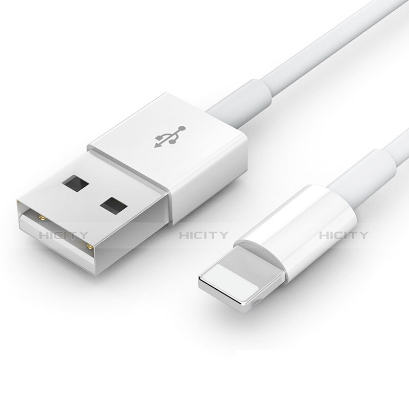 Cavo da USB a Cavetto Ricarica Carica L09 per Apple iPhone 8 Bianco