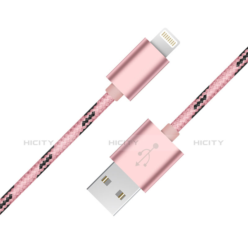 Cavo da USB a Cavetto Ricarica Carica L10 per Apple iPad Air 10.9 (2020) Rosa