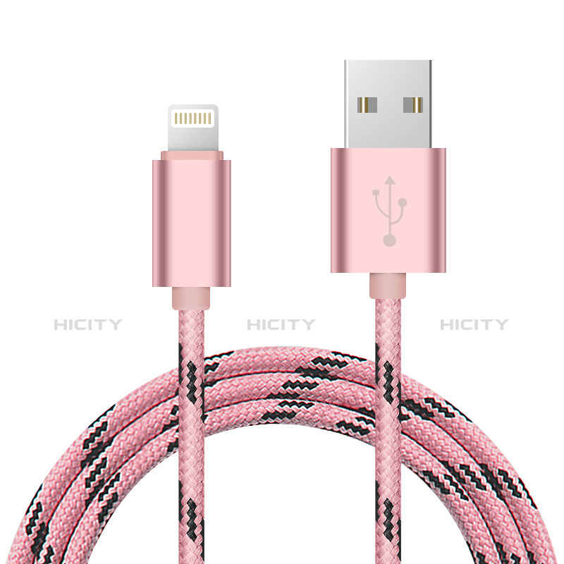 Cavo da USB a Cavetto Ricarica Carica L10 per Apple iPad Air 10.9 (2020) Rosa