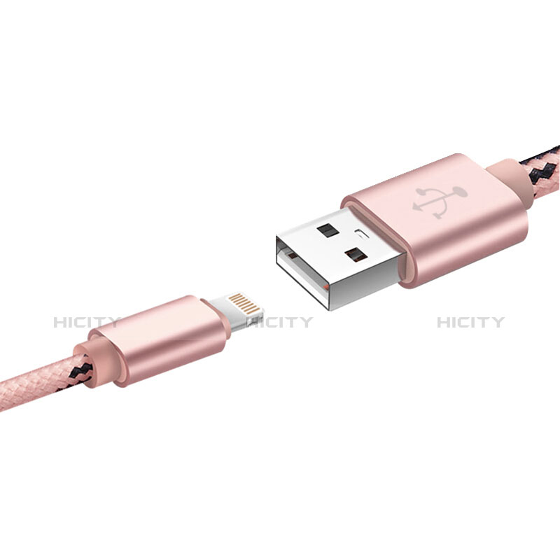 Cavo da USB a Cavetto Ricarica Carica L10 per Apple iPad Air 10.9 (2020) Rosa