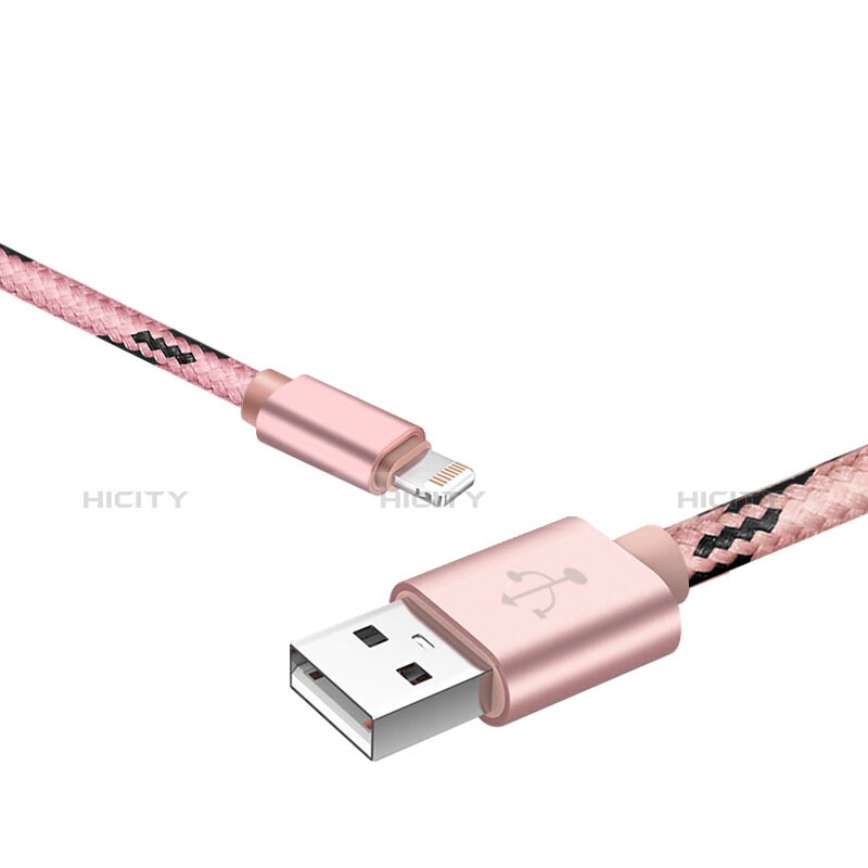 Cavo da USB a Cavetto Ricarica Carica L10 per Apple iPad Air 10.9 (2020) Rosa