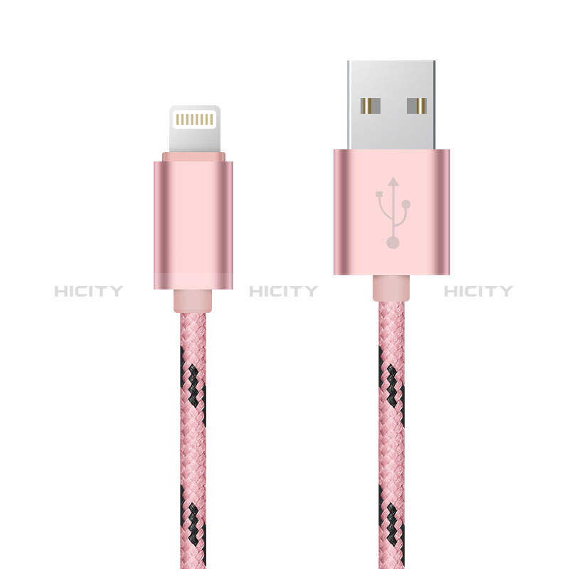 Cavo da USB a Cavetto Ricarica Carica L10 per Apple New iPad 9.7 (2017) Rosa