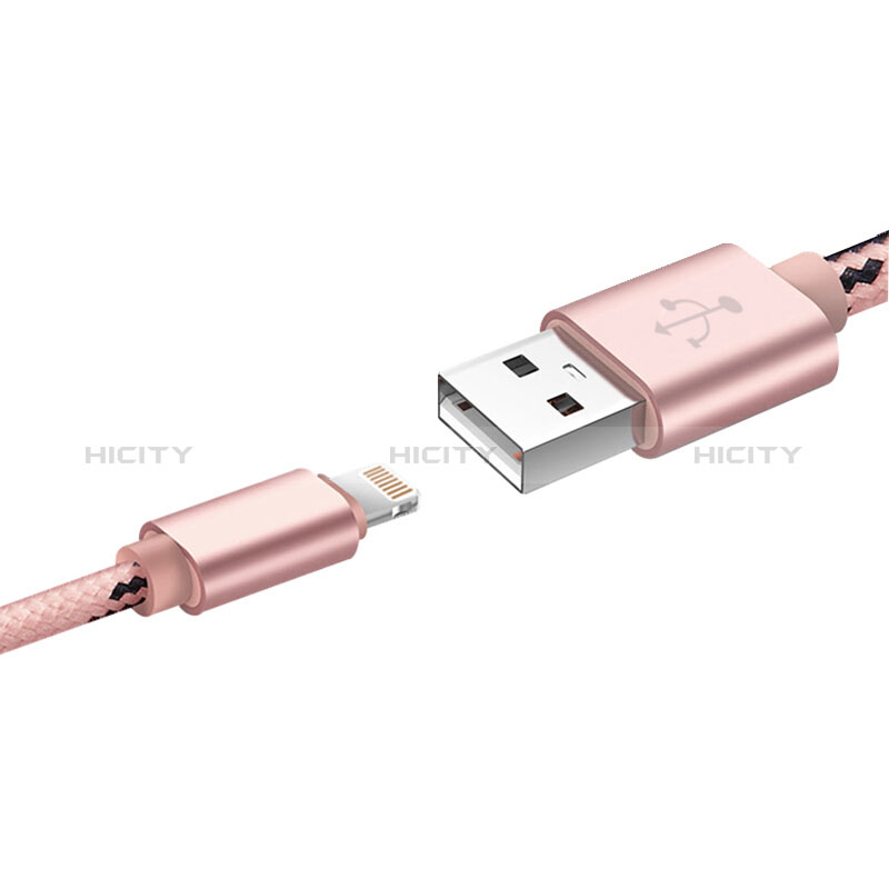 Cavo da USB a Cavetto Ricarica Carica L10 per Apple New iPad 9.7 (2017) Rosa