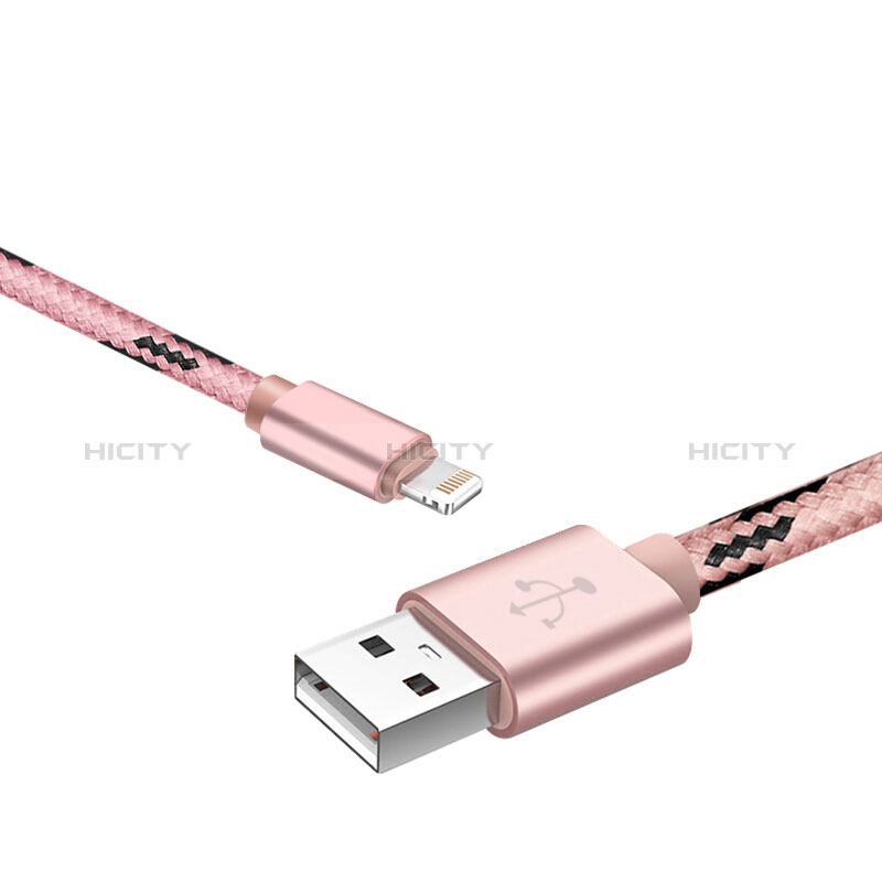 Cavo da USB a Cavetto Ricarica Carica L10 per Apple New iPad 9.7 (2017) Rosa