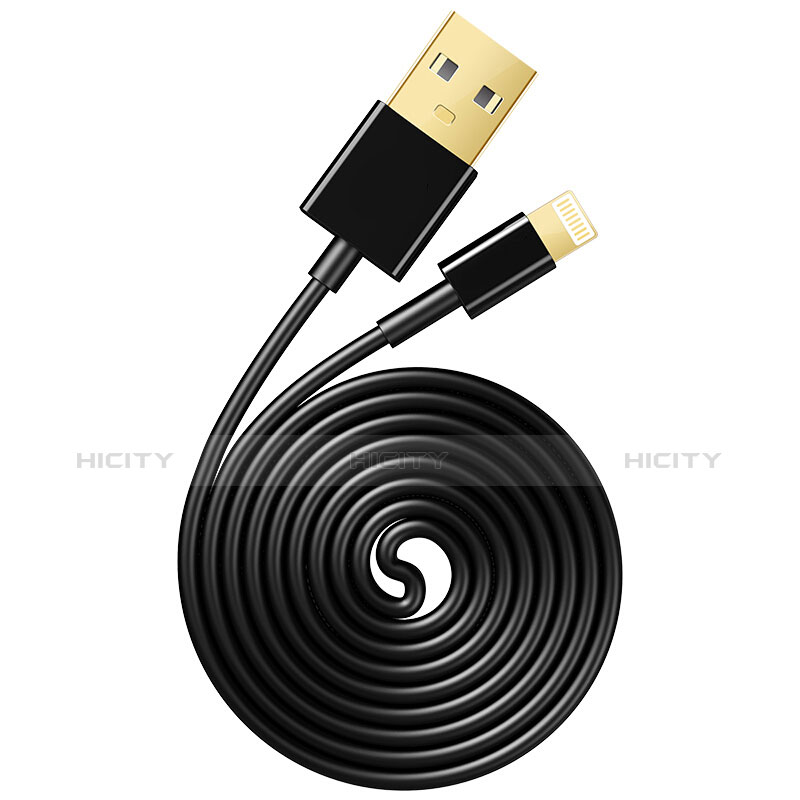 Cavo da USB a Cavetto Ricarica Carica L12 per Apple iPad 10.2 (2020) Nero