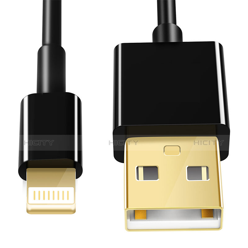 Cavo da USB a Cavetto Ricarica Carica L12 per Apple iPad Mini 2 Nero