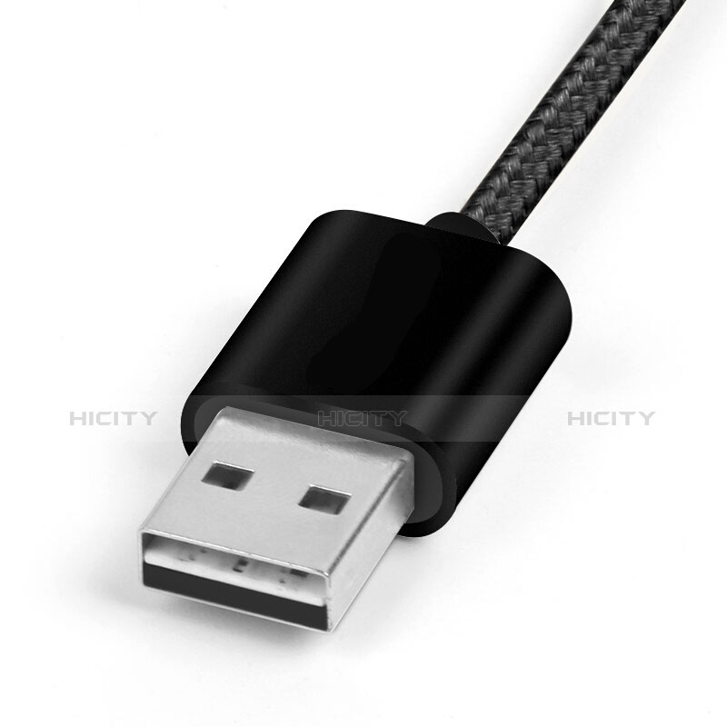 Cavo da USB a Cavetto Ricarica Carica L13 per Apple iPad 10.2 (2020) Nero