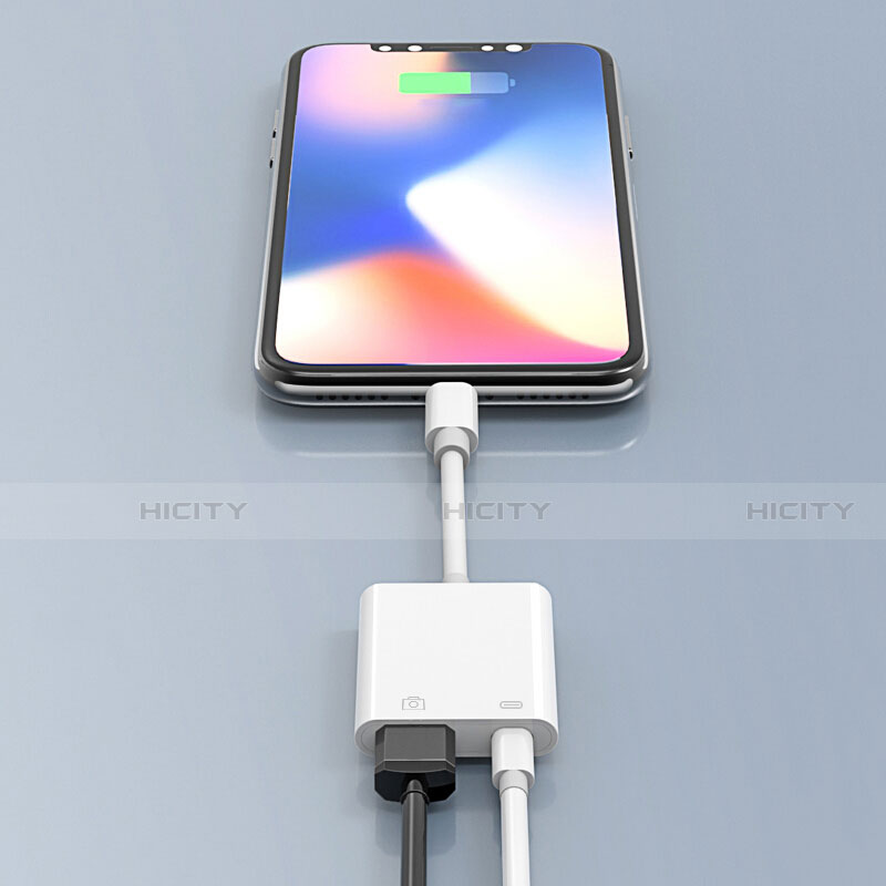Cavo Lightning a USB OTG H01 per Apple iPhone 6 Bianco