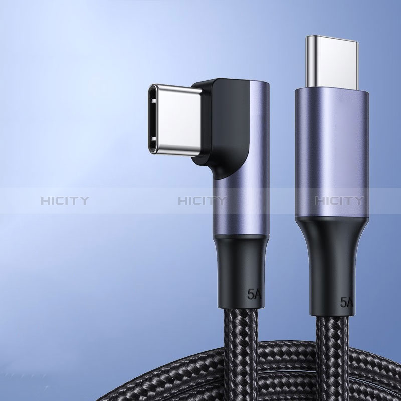 Cavo Type-C USB-C a Type-C USB-C 100W H02 Nero