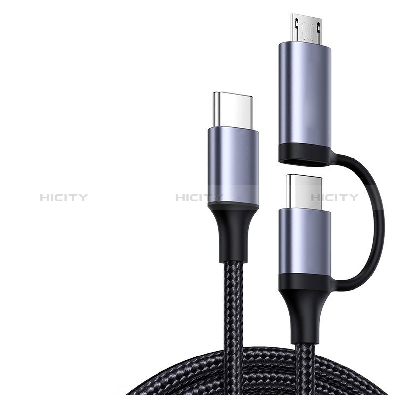 Cavo Type-C USB-C a Type-C USB-C 60W H02 per Apple iPad Pro 12.9 (2021) Nero