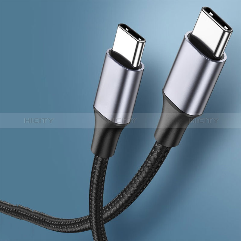 Cavo Type-C USB-C a Type-C USB-C 60W per Apple iPad Air 5 10.9 (2022) Grigio Scuro
