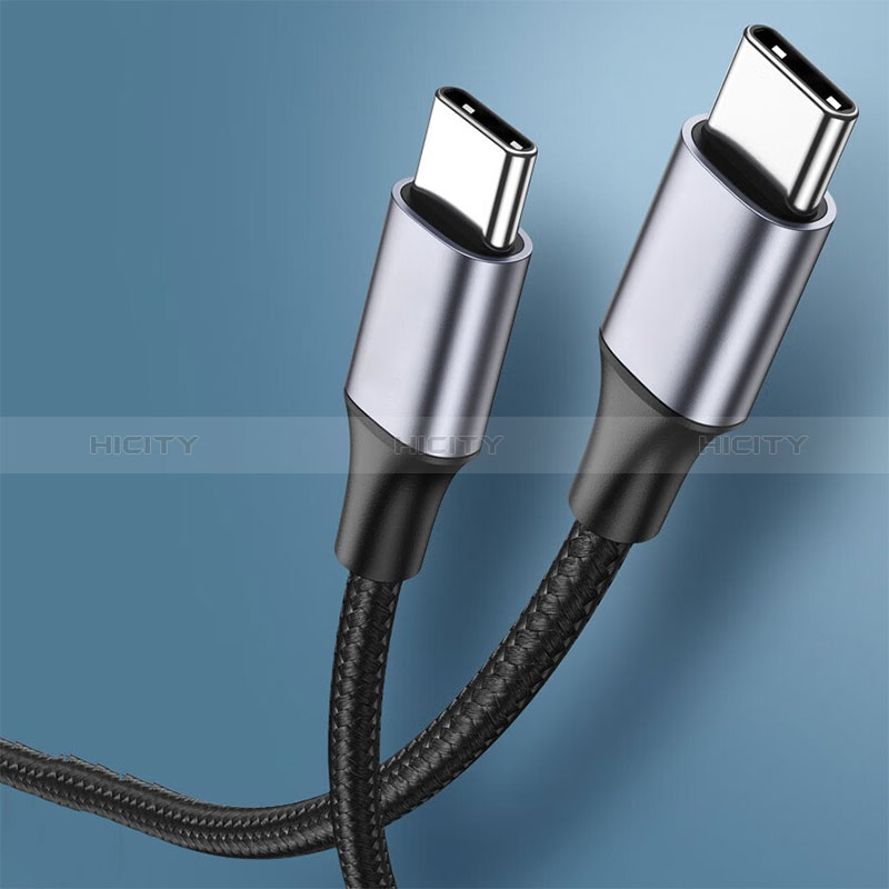 Cavo Type-C USB-C a Type-C USB-C 60W per Apple iPhone 15 Grigio Scuro