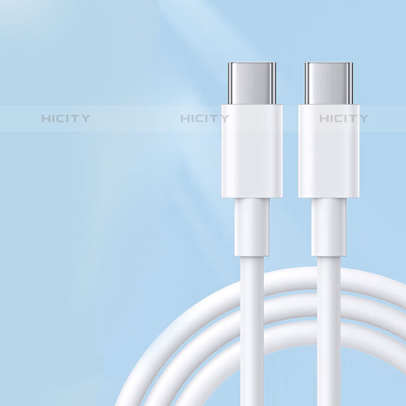Cavo Type-C USB-C a Type-C USB-C 6A per Apple iPad Pro 11 (2022) Bianco