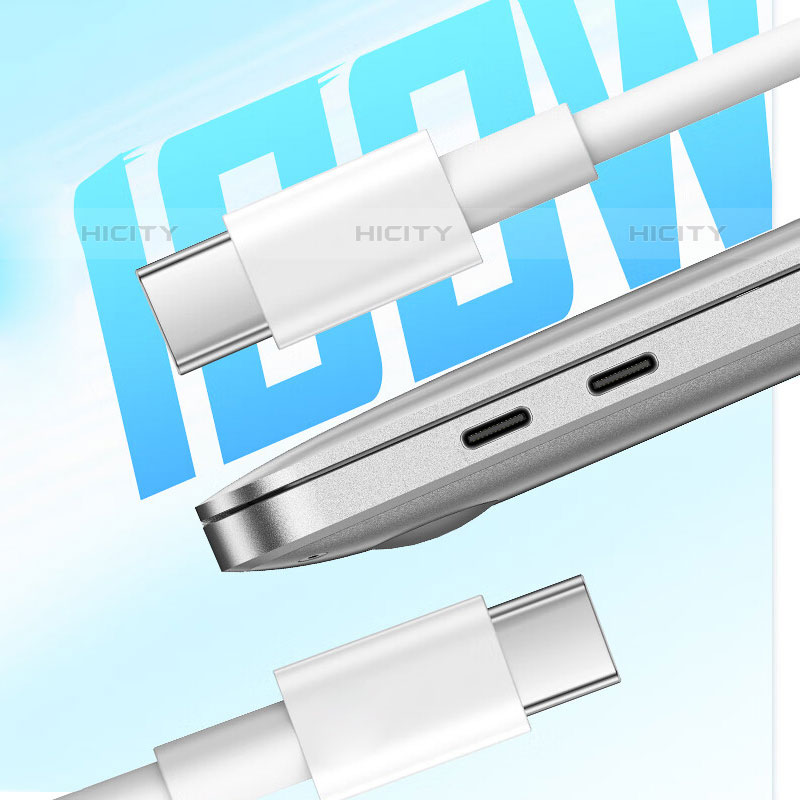 Cavo Type-C USB-C a Type-C USB-C 6A per Apple iPhone 15 Bianco