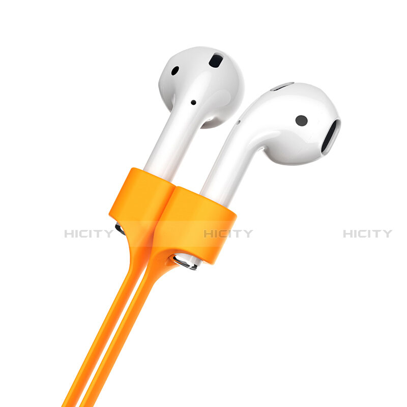 Cinturino Braccialetto Sportivo Silicone Cavo Anti-perso per Apple AirPods Pro Arancione