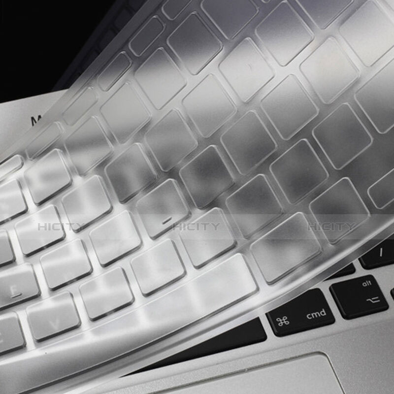 Cover Coperchio Tastiera Silicone Trasparente Ultra Sottile Morbida per Apple MacBook 12 pollici Bianco