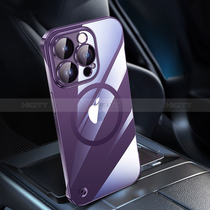 Cover Crystal Trasparente Rigida Cover con Mag-Safe Magnetic QC1 per Apple iPhone 12 Pro