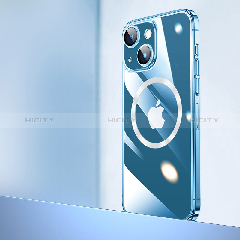 Cover Crystal Trasparente Rigida Cover con Mag-Safe Magnetic QC2 per Apple iPhone 14