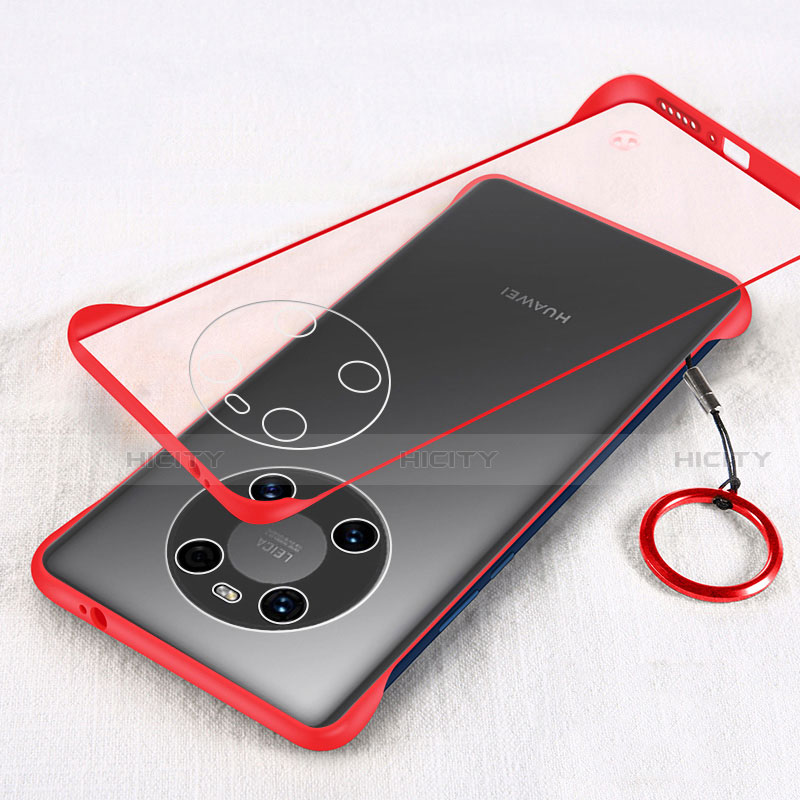 Cover Crystal Trasparente Rigida Cover H01 per Huawei Mate 40E 5G Rosso