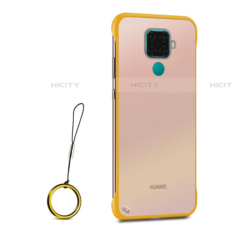 Cover Crystal Trasparente Rigida Cover H01 per Huawei Nova 5i Pro Giallo