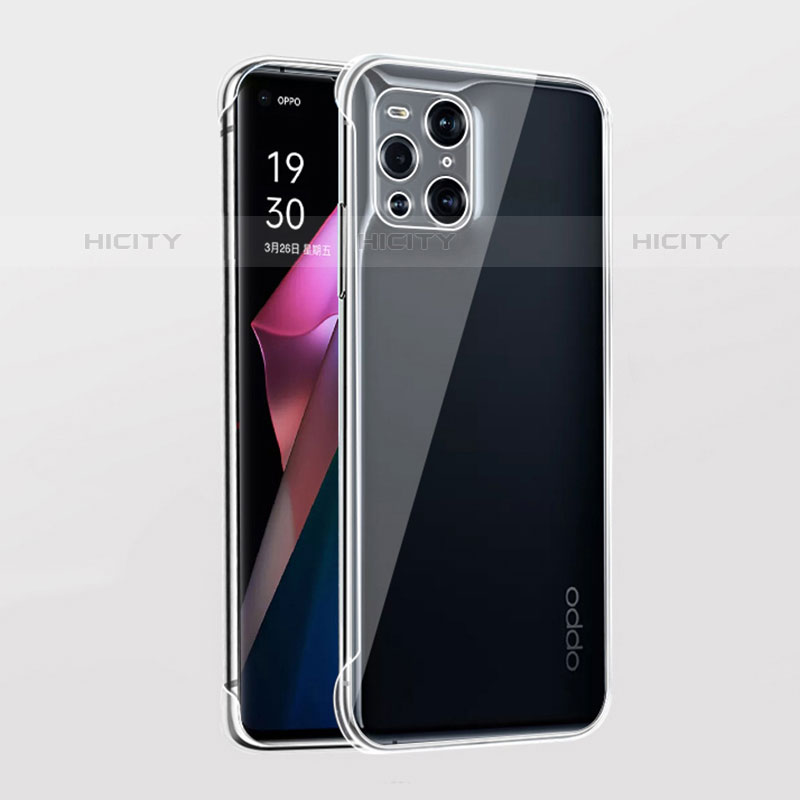 Cover Crystal Trasparente Rigida Cover H01 per Oppo Find X3 Pro 5G