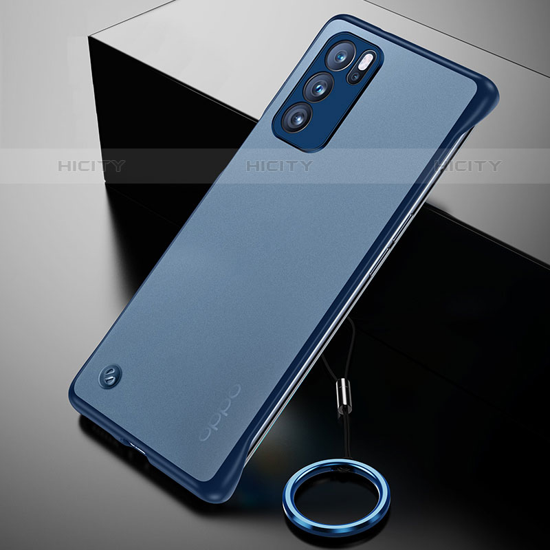 Cover Crystal Trasparente Rigida Cover H01 per Oppo Reno6 Pro 5G India