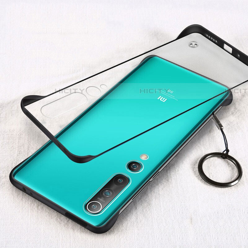 Cover Crystal Trasparente Rigida Cover H01 per Xiaomi Mi 10 Nero