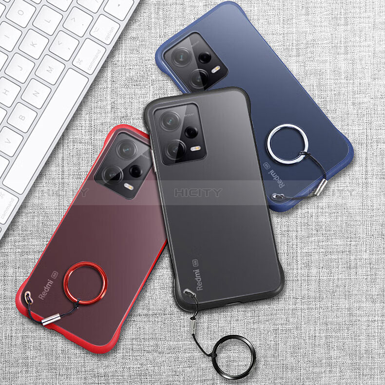 Cover Crystal Trasparente Rigida Cover H01 per Xiaomi Redmi Note 12 Pro 5G