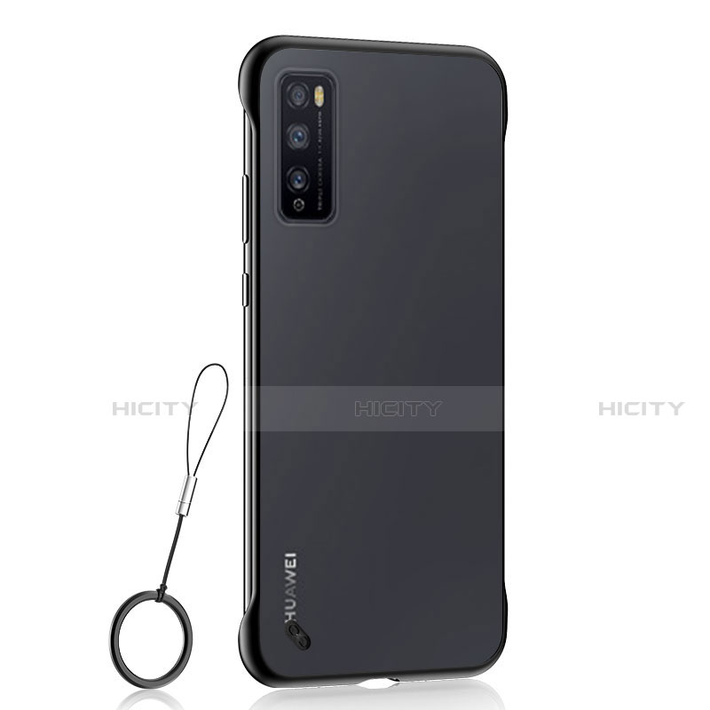 Cover Crystal Trasparente Rigida Cover H02 per Huawei Enjoy Z 5G Nero