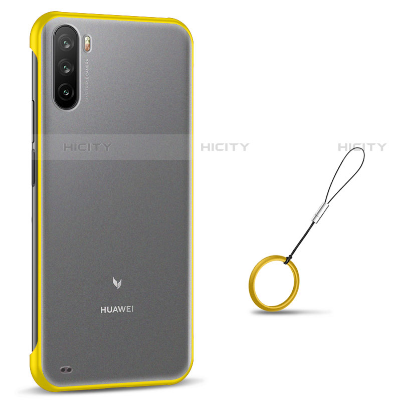 Cover Crystal Trasparente Rigida Cover H02 per Huawei Mate 40 Lite 5G Giallo