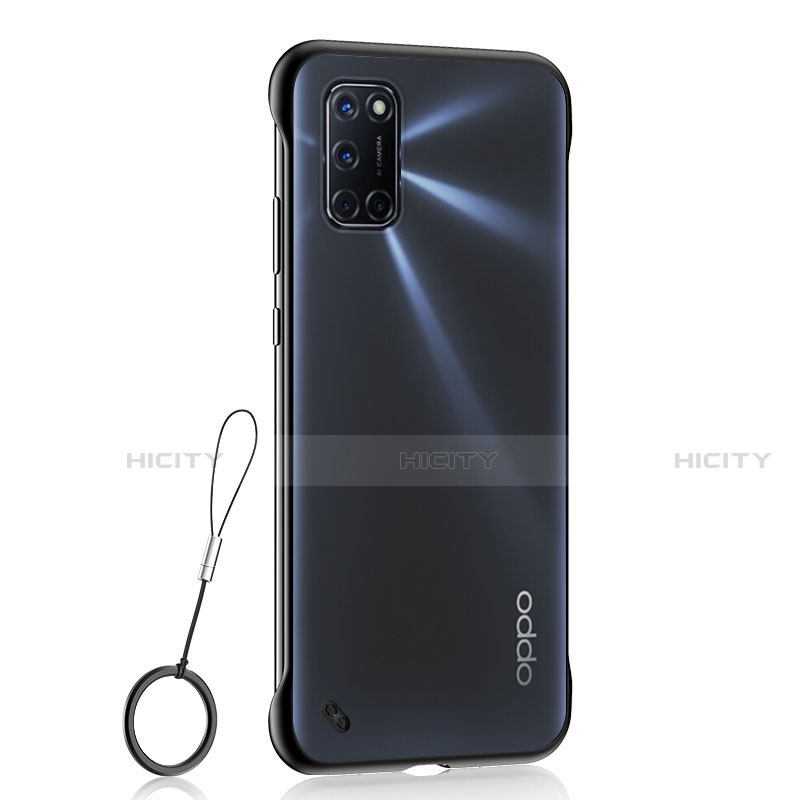 Cover Crystal Trasparente Rigida Cover H02 per Oppo A92 Nero