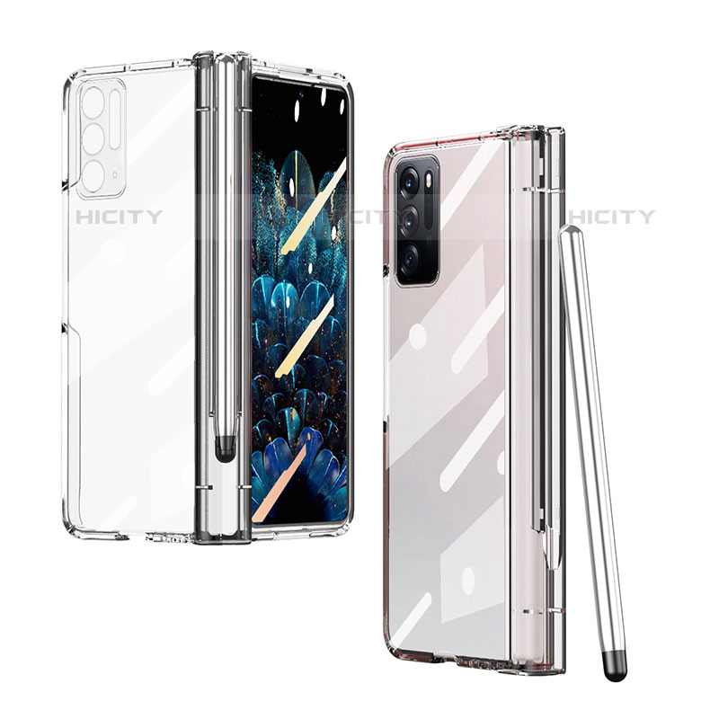 Cover Crystal Trasparente Rigida Cover H02 per Oppo Find N 5G